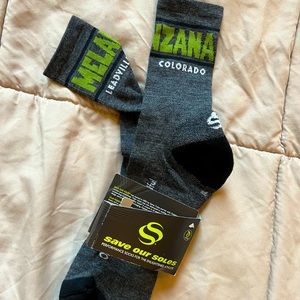 Melanzana Merino Wool Socks: Size-Large made in Colorado